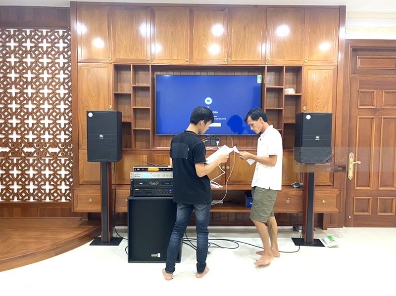 Lắp đặt bộ dàn vip cho gia đình anh Toản ở Perth